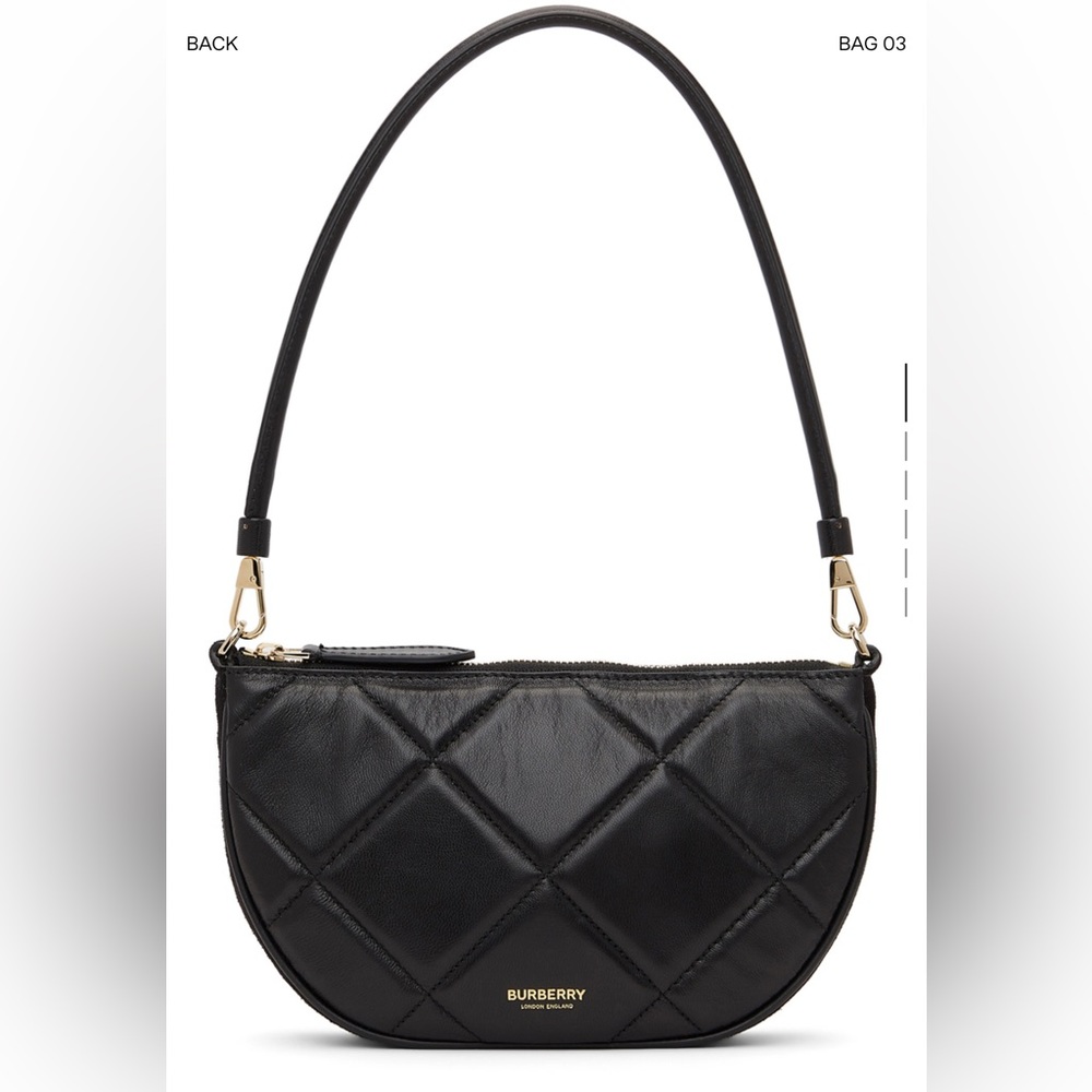 BURBERRY Mini Quilted Olympia Bag